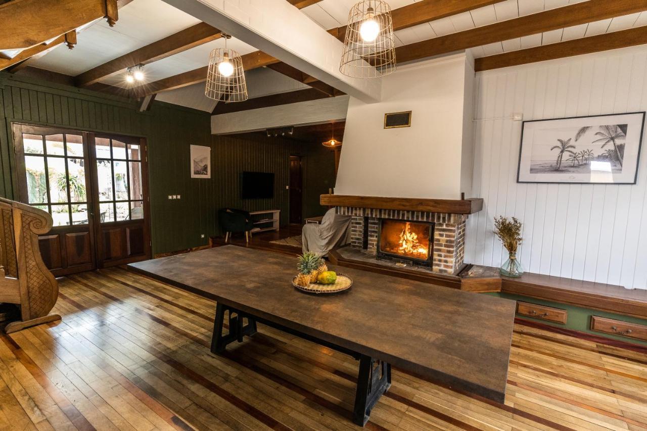 Magnifique Villa Creole Villa Ti Bout Bois Avec Cheminee Au Tevelave Les Avirons Bagian luar foto