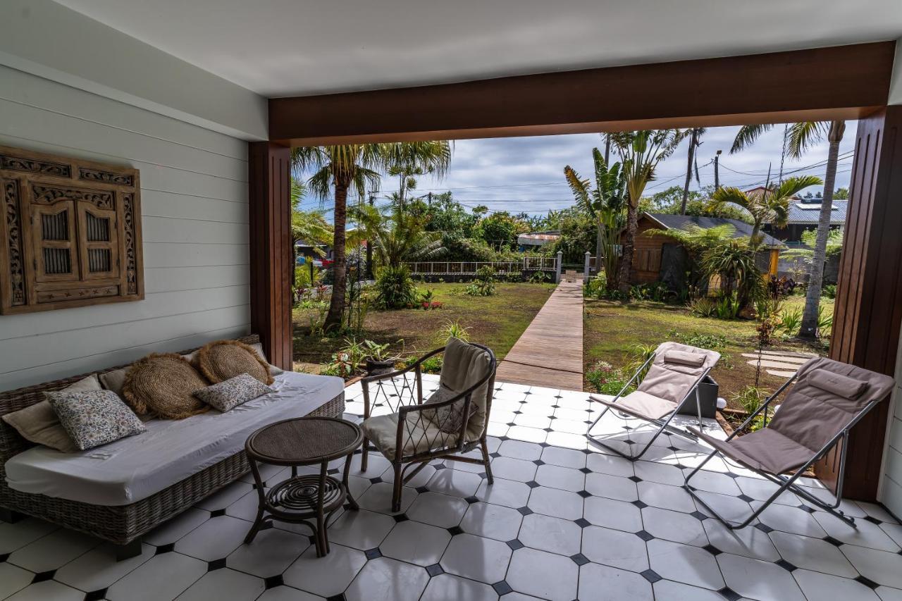 Magnifique Villa Creole Villa Ti Bout Bois Avec Cheminee Au Tevelave Les Avirons Bagian luar foto