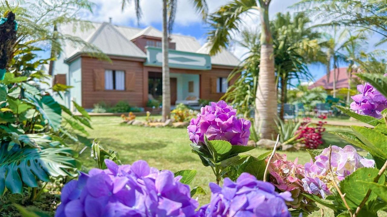 Magnifique Villa Creole Villa Ti Bout Bois Avec Cheminee Au Tevelave Les Avirons Bagian luar foto