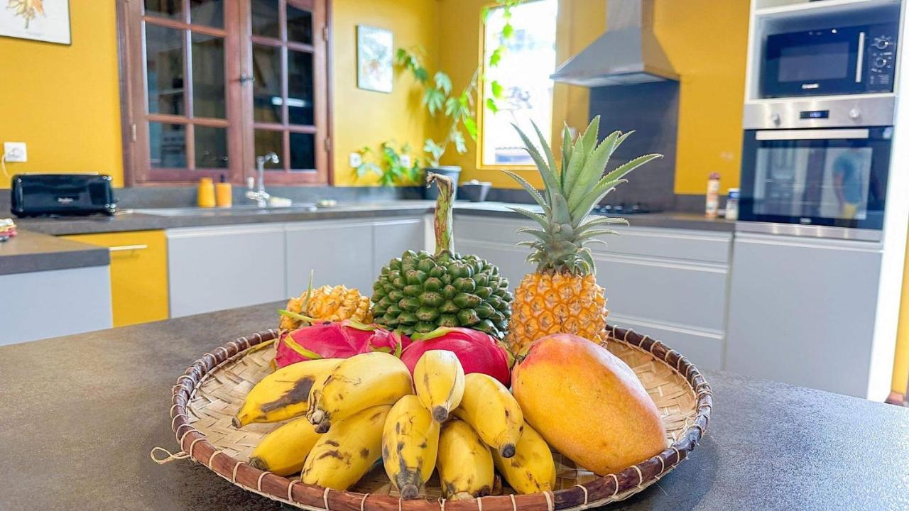 Magnifique Villa Creole Villa Ti Bout Bois Avec Cheminee Au Tevelave Les Avirons Bagian luar foto